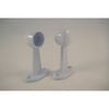 Miles Nelson End Bracket Towel Rail 19mm White
