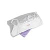 Sweet Goodbye COCOON - Soft Pet Casket - Burial & Cremation Ceremony Kit (Classic Cotton) | White/Lavender, Small
