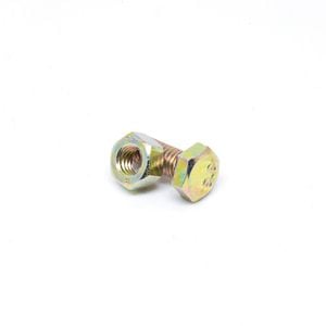 Pinnacle 5 x 10mm Yellow Zinc Hi Tensile Hex Bolt And Nut - 10 Pack