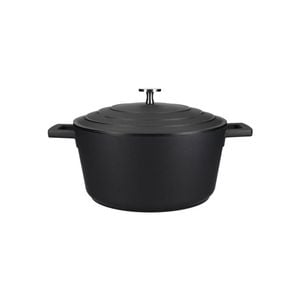 Mastercraft Casserole Dish Cast Aluminium 24cm Black