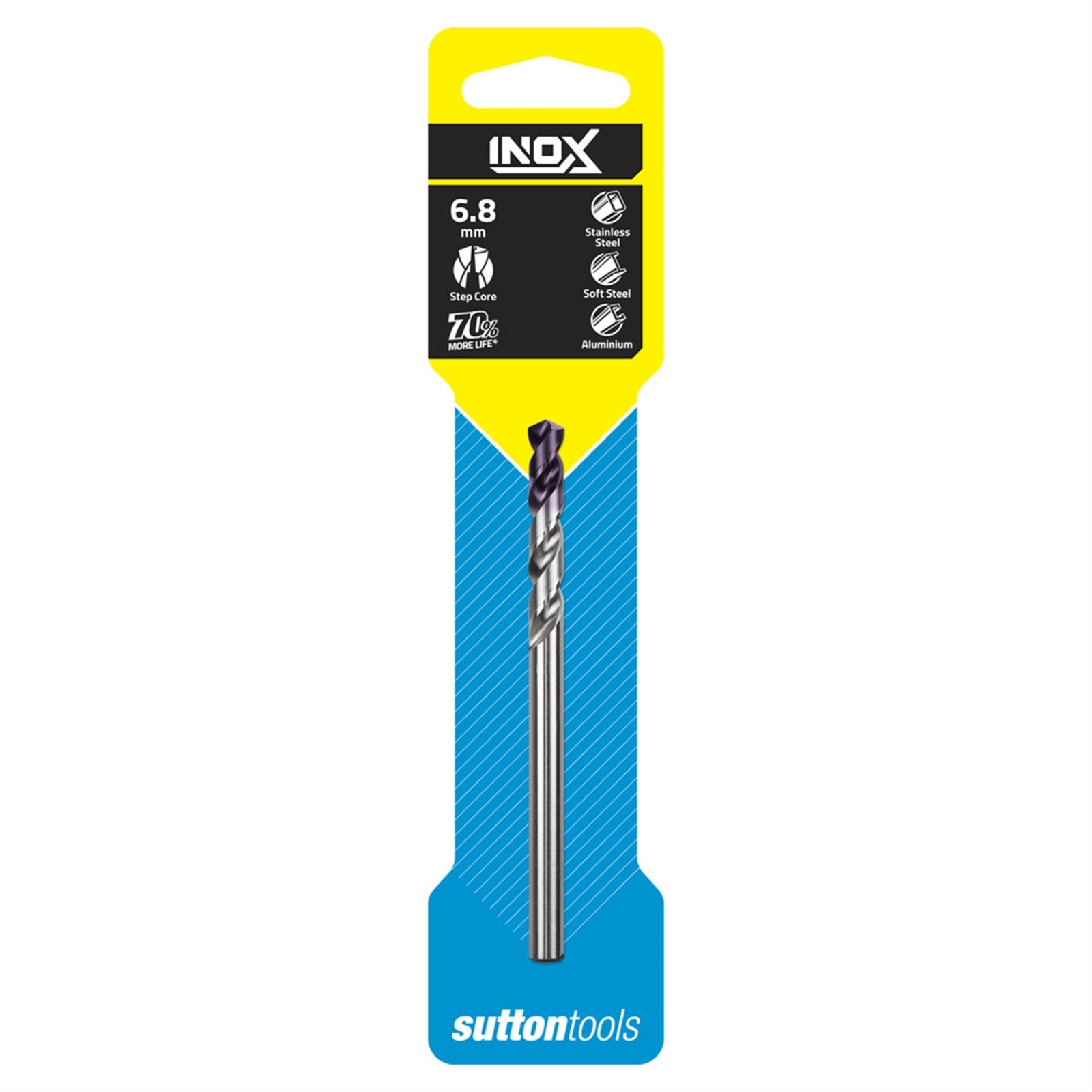 Sutton Tools 6.8mm INOX Stainless Steel Jobber Drill Bit