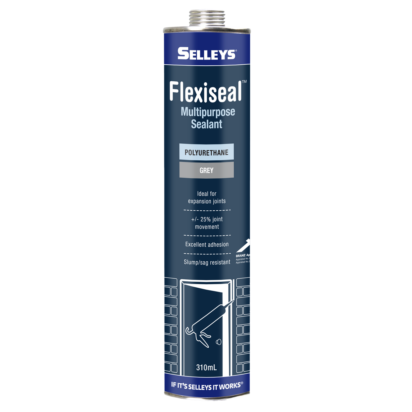 Selleys 310ml Black Flexiseal Polyurethane Sealant - Black thumbnail 2