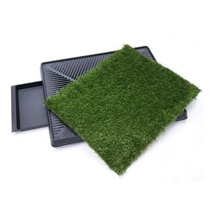 Provecta Indoor Dog Potty Training Grass Mat with Tray – Large 63x50cm