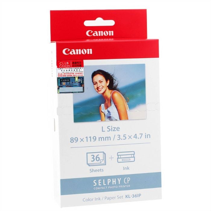 3x Pack Canon KL36IP Ink/Paper Pack (L Size 108x Sheet)