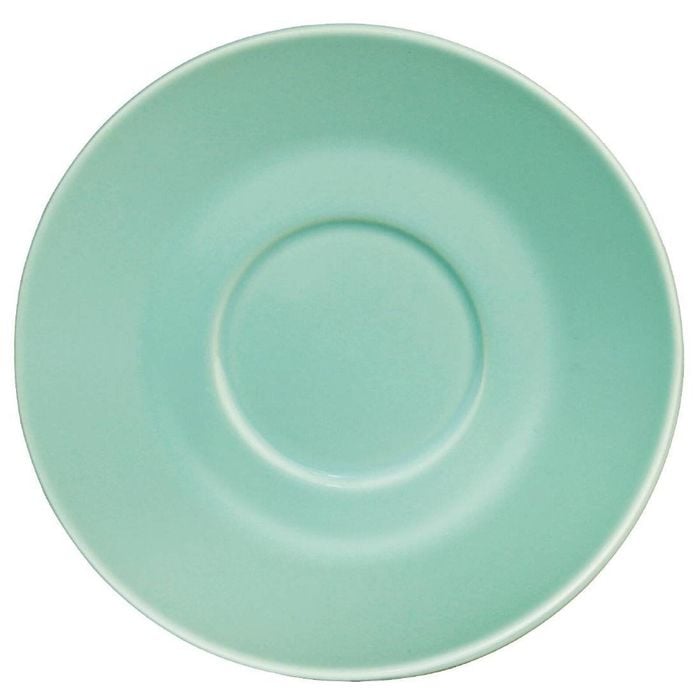 Olympia Saucer Cafe Aqua 158mm 12 Pack Commercial Tableware