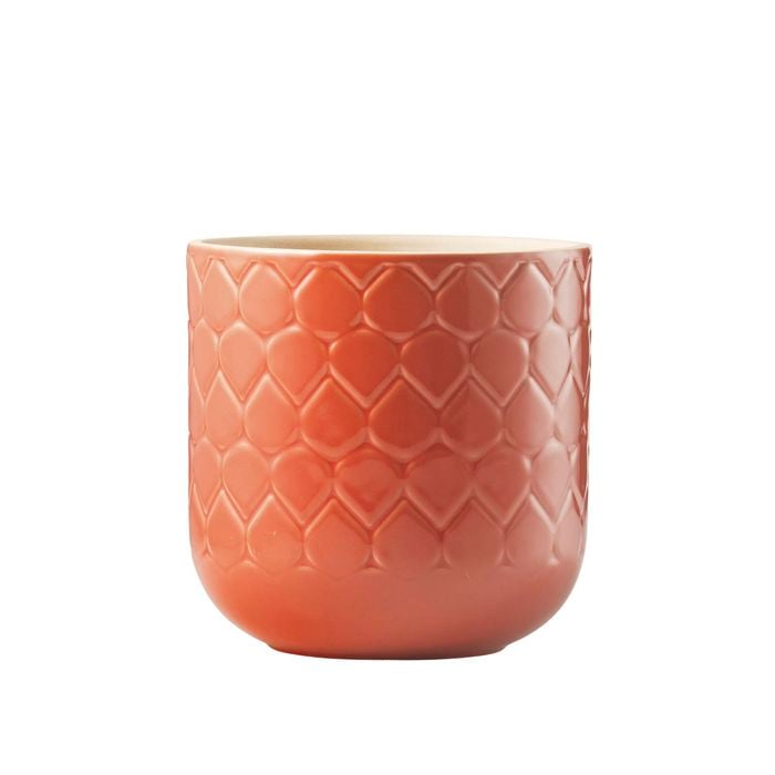 Borralheira 134 x 130mm Red Teardrop Ceramic Pot