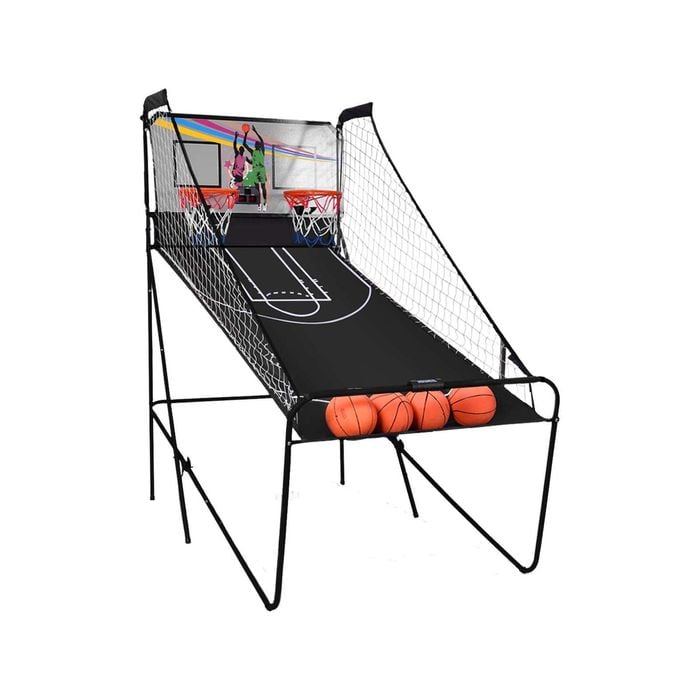 Costway Arcade Basketball Game 2-Player Basketball System Electronic Scoring Sports Indoor Exercise