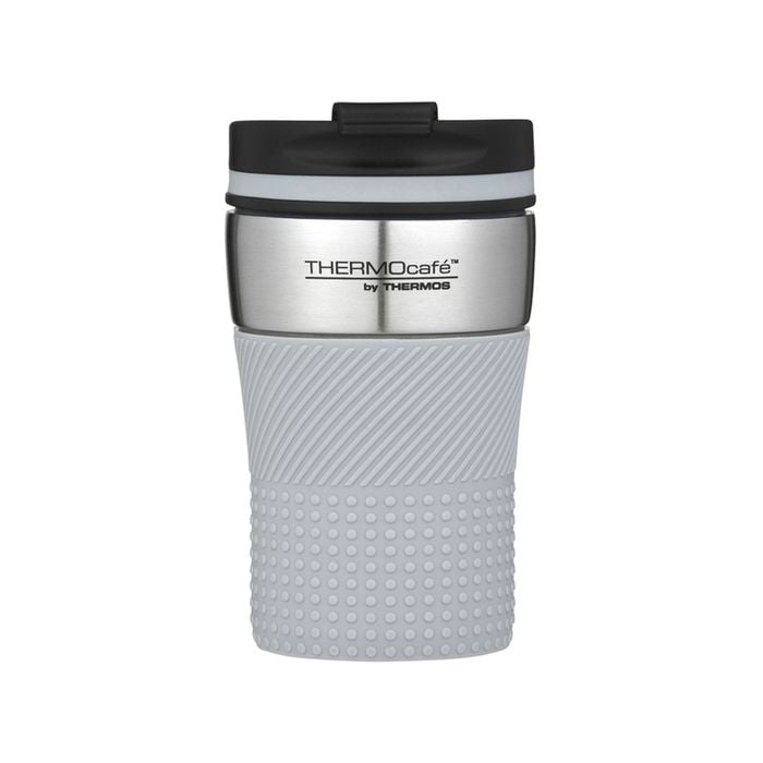 Thermocafe Vacuum Insulated Travel Drinking Cup Grey 200ml