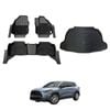 AUSGO Double-Layer Floor Mats & Boot Liner Set for Toyota Corolla Cross Petrol 2022-Onwards Car Floor Liners Cargo Mat