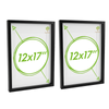 Nicola Spring 3d Box Photo Frames With White A4 Mounts - A3 (12" X 17") - Pack Of 2