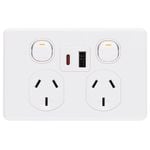 DETA X6 Double Power Point with USB A+C PD20W Fast Charging