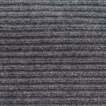Q'Decor 2m Resin Back Ribbed Marine Carpet - Light Grey