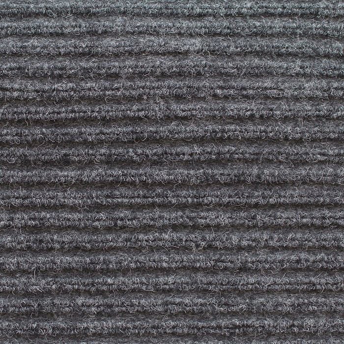 Q'Decor 2m Light Grey Resin Back Ribbed Marine Carpet