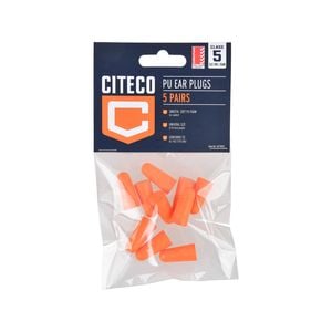 Citeco 5 Pairs PU Ear Plugs
