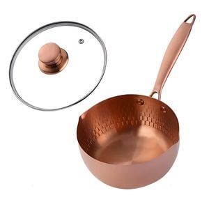 Anygleam Stock Pot Rose Gold Non-stick Stainless Steel Kitchen Snow Pan Noodle Soup With Lid Cooker Universal Cookware