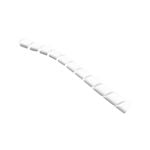 D-Line 2.5m Ø10-40mm White Wrap Cable Tidy Organiser