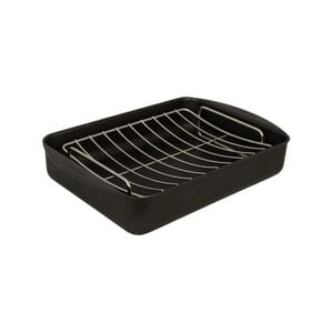 Scanpan Classic 3.25l Roasting Pan Dish 34cm X 23cm + Rack