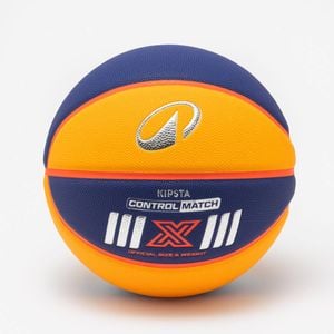 Decathlon | 3x3 Basketball Size 6 Control Game Bt500 - Yellow/blue - 0