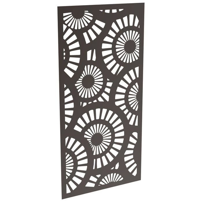 ProtectorAl 300-1200 x 1201-2400mm Black Satin Sunburst Unframed Solid Aluminium Decorative Panel 