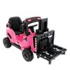 Mazam Ride-on Forklift Electric Car Toy 12v W/ Lift/load Rechargeable Pink