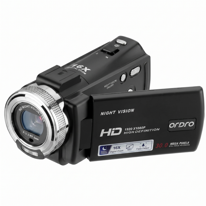 Ordro Hdr-v12 1080p Video Camera Camcorder