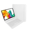 Laser Wireless Keyboard Case for iPad 10.9 Inch (White)