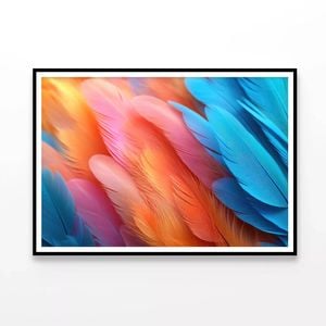 Feathers of a Bird  Print 100% Australian Made 120x90cm  (Poster)