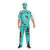 More Than Party Adult Bloody Doctor Halloween Costume Zombie Surgeon Hat/Mask
