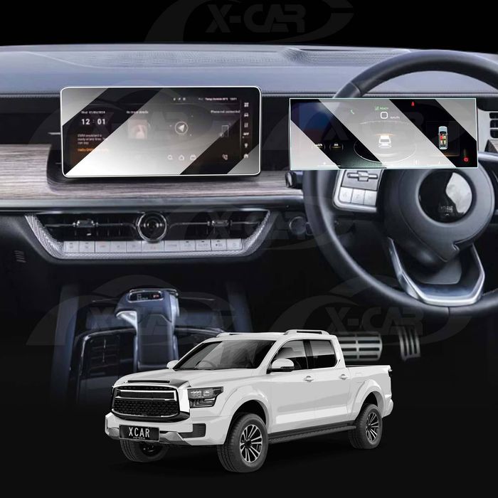 Tempered Glass Dash Center Console Screen Protector For Gwm Cannon Alpha 2024-onwards 12.3 Inch Touchscreen Anti-scratch Cover