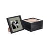 Nicola Spring 5 Piece 8 x 8 3D Shadow Box Photo Frame Set - Craft Display Picture Frame with 4 x 4 Mount - Black