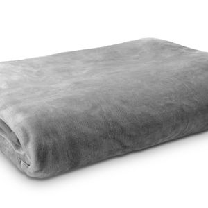 Ardor Boudoir Lucia Luxury Plush Velvet Blanket Single Bed Silver