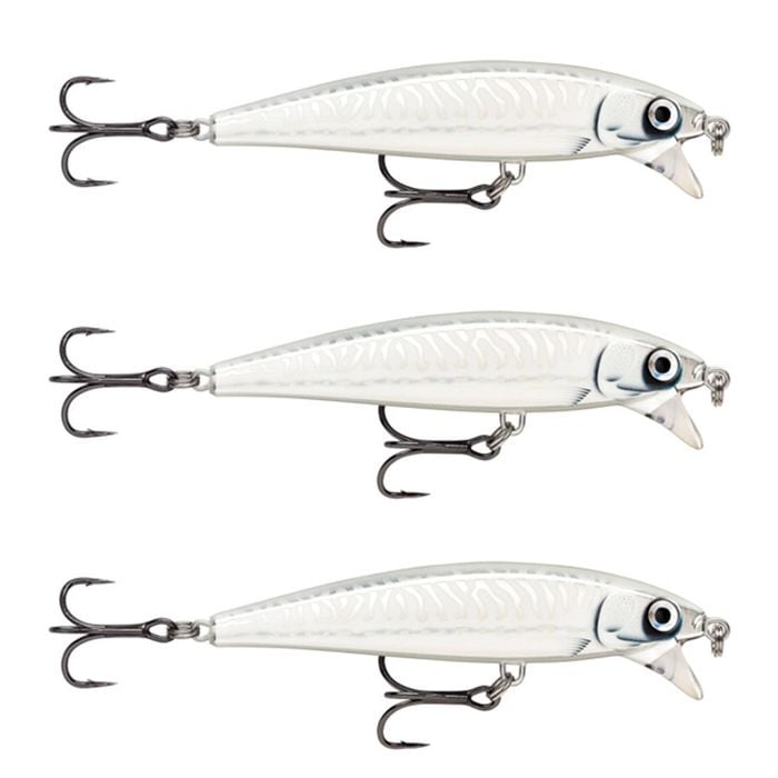 3x Rapala 10cm X Rap Magnum Cast Hard Body Casting Fishing Lures - HD Ghost