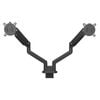 One For All Monitor Arm Solid Black Dual