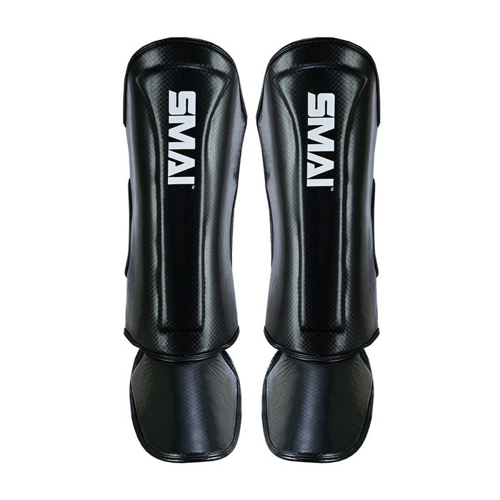 SMAI Essentials Muay Thai Shin Guards Kids - Black - Kids Large