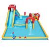 Costway Bounce House Slide Jump w/Basketball Football Gate NO Blower