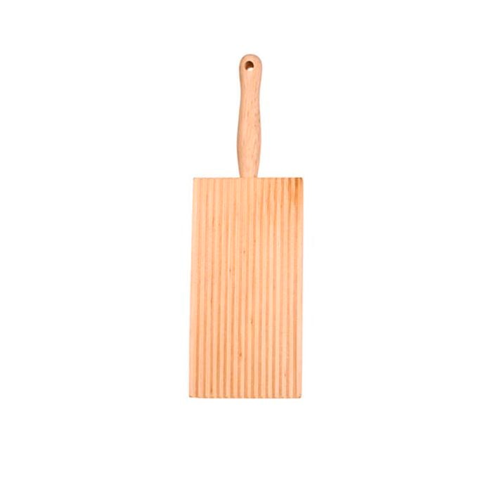 Appetito Rectangular Rubberwood Gnocchi Board 21x7cm