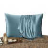 Anypillow Pillowcase 50x90cm Blue Gray Natural Mulberry Silk
