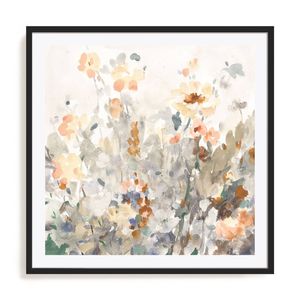 Artey | October Garden - Framed Print - Black Frame - 90 x 90cm