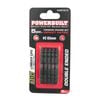 Powerbuilt 65mm 1/4 Robertson Power Bit - 5 Pack