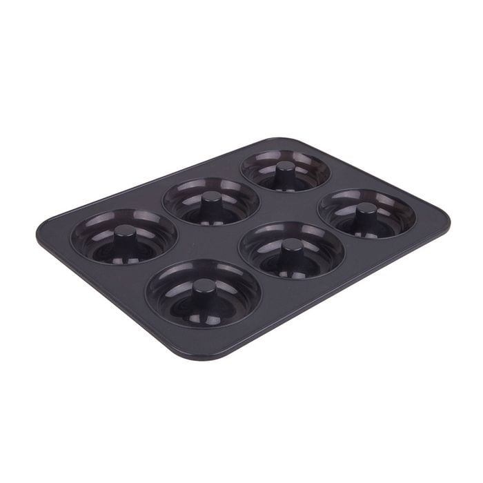 Daily Bake Silicone 6 Cup Doughnut Pan - Charcoal