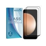 2 Pack MEZON Samsung Galaxy S23 FE (6.4") Clear Premium 9H HD Tempered Glass