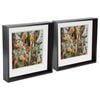 Nicola Spring 5 Piece 10 X 10 3d Shadow Deep Box Photo Frame Set - Craft Display Picture Frame With 8 X 8 Mount