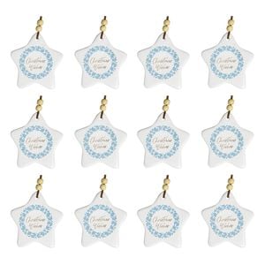 12x LVD Hang Star Aqua Wreath Decorative Sculpture Ornament Home/Lounge Decor