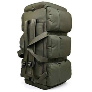 NNEOBA 100L Tactical Backpack Waterproof Camping Duffel Green