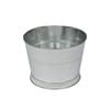 Handmade Galvanized Iron Ice Bucket - 26.5cm - Silver
