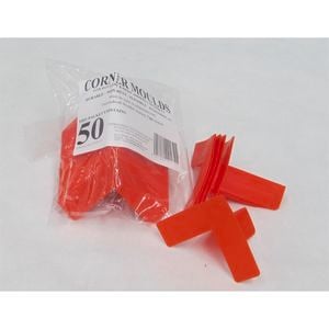 Thermakraft Corner Moulded Piece Plastic 50pk