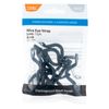 Taskmaster 5mm Black 316 Stainless Steel Wire Eye Strap - 12 Pack