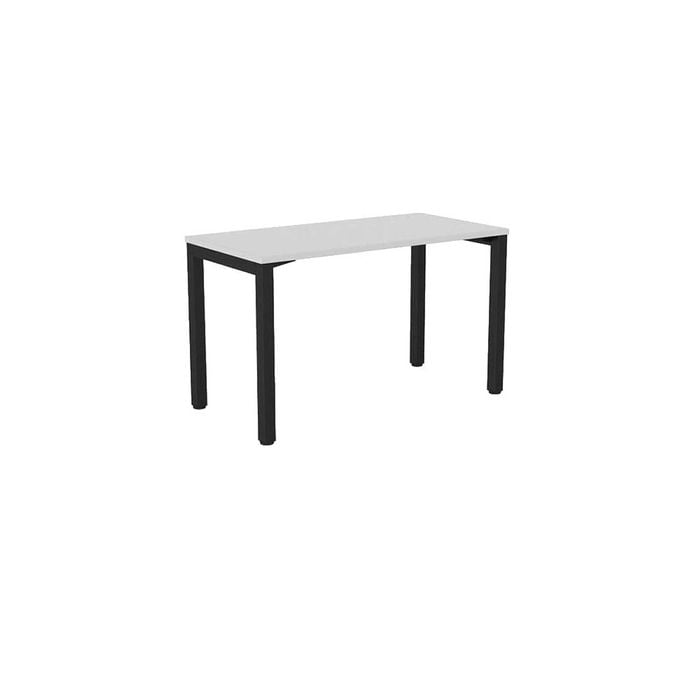 Olg Axis Table 4 Leg Black Frame White Top 1200mm Square
