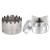 NNEOBA Alcohol Stove Set with Windshield Silver