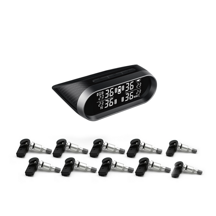 Promata Mata 2 Solar Tyre Pressure Monitor With Carbon Fiber Finish - 10 Internal Sensors